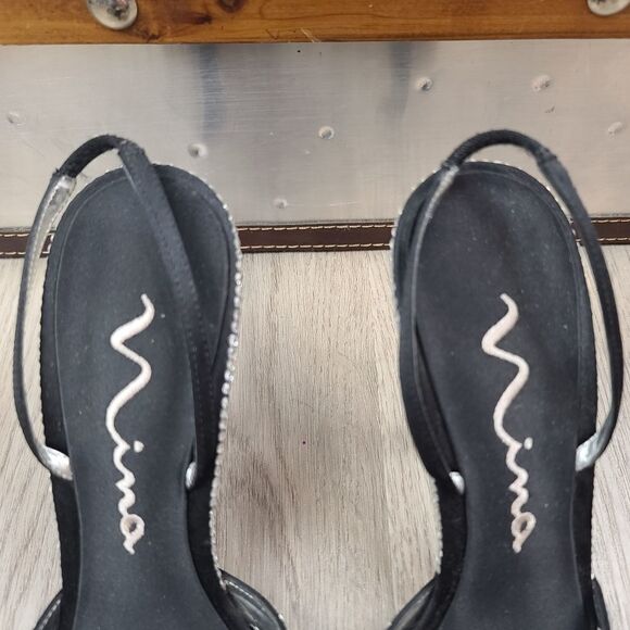 NWOB Nina Ricci Sling-Back Sandals size 7.5 - Picture 4 of 11